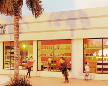 The proposed restaurant on Lincoln Road.